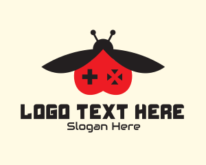 Controller - Ladybug Game Controller logo design