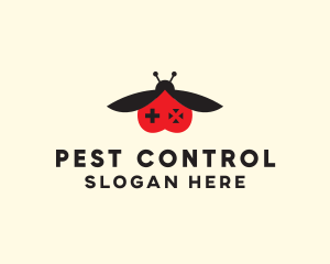 Ladybug Game Controller  logo design