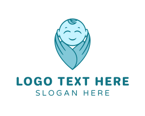 Feeding Bottle - Newborn Baby Boy logo design