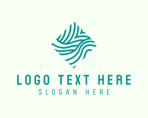 Liquid - Abstract Wave Lines logo design