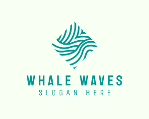 Abstract Wave Lines  logo design