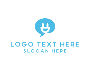 Happy Plug Chat Bot Logo