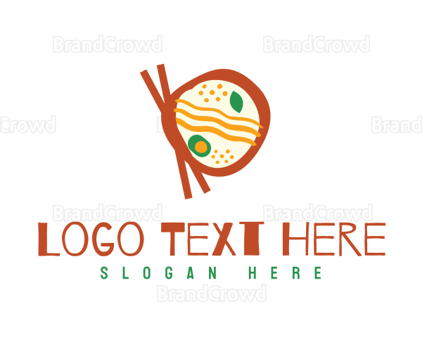 Traditional Ramen Cuisine Logo