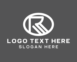 Letter Rp - Modern Business Firm Letter R logo design