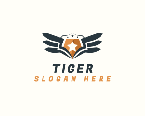 Shield Wings Security Logo