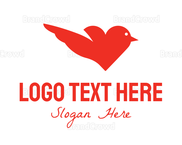 Red Bird Heart Logo