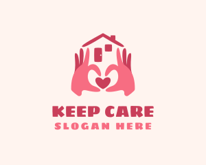 Heart Home Care Foundation logo design