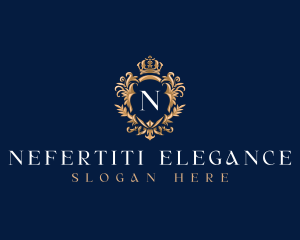 Luxury Shield Crown logo design