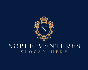 Luxury Shield Crown logo design