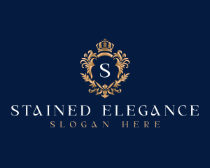 Luxury Shield Crown logo design