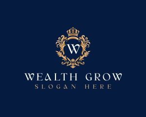 Luxury Shield Crown logo design