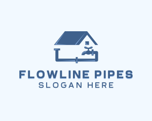 Pipes - Faucet Pipe Plumbing logo design