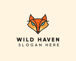 Wild Fox Animal  logo design