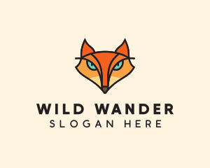 Wild Fox Animal  logo design