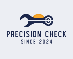 Wrench Repair Tool logo design