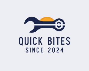 Wrench Repair Tool logo design