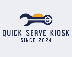 Wrench Repair Tool logo design