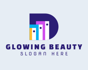Learning - Book Library Letter D logo design