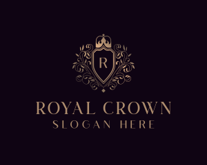 Royal Shield Hotel logo design