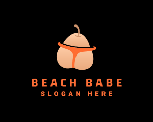 Sexy Bikini Pear logo design