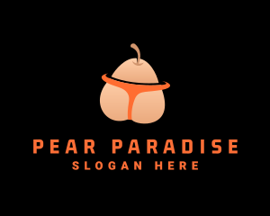 Sexy Bikini Pear logo design