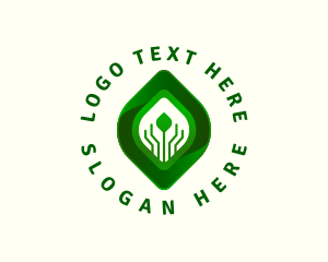 Data - Biotech Leaf Science logo design