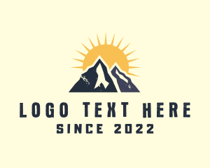 Exploration - Sunshine Mountain Adventure logo design