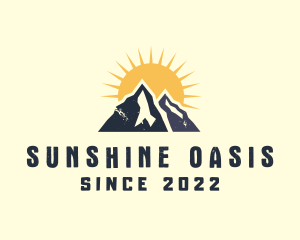 Sunshine Mountain Adventure logo design