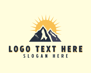 Tourism - Sunshine Mountain Adventure logo design