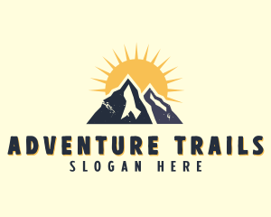 Sunshine Mountain Adventure logo design