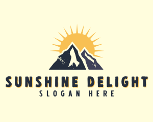 Sunshine Mountain Adventure logo design