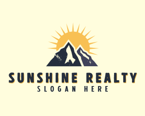 Sunshine Mountain Adventure logo design