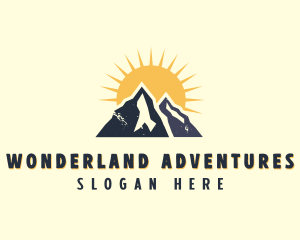 Sunshine Mountain Adventure logo design