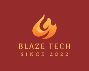 Blazing Hot Fire logo design