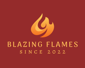 Inferno - Blazing Hot Fire logo design
