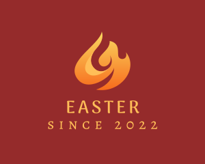 Heat - Blazing Hot Fire logo design