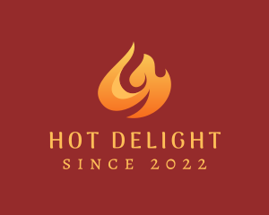 Blazing Hot Fire logo design