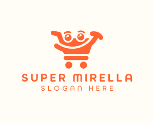 Shopping Cart Smiley Logo