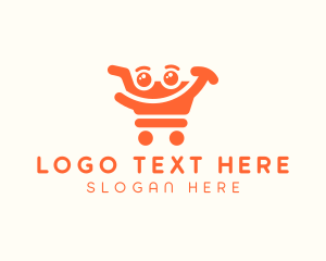 Shopping Cart Smiley Logo