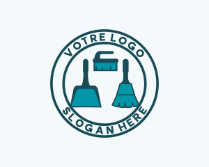 Sanitation Cleaning Housekeeping  Logo