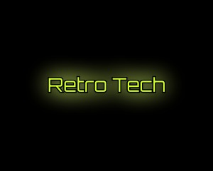 Tech Neon Online logo design