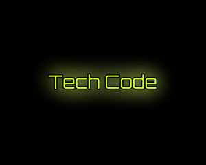 Code - Tech Neon Online logo design