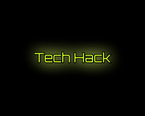 Tech Neon Online logo design