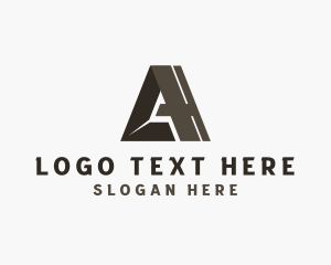 Advertising - Highway Haulage Letter LA logo design