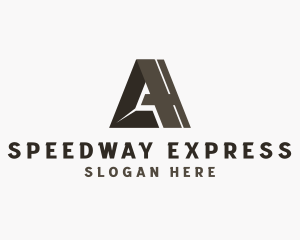 Highway - Highway Haulage Letter LA logo design