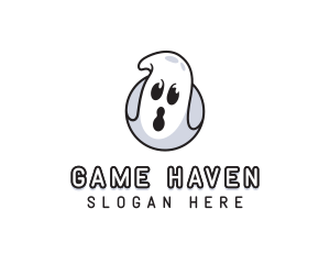 Scare - Spooky Ghost Halloween logo design