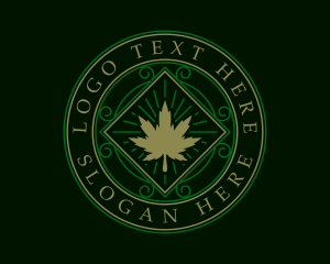 Marijuana - Cannabis Weed Hemp logo design