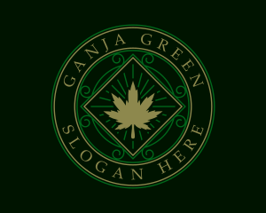 Cannabis Weed Hemp logo design