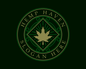 Hemp - Cannabis Weed Hemp logo design