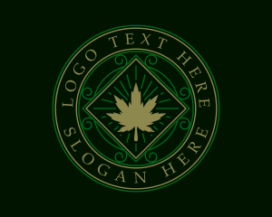 Cannabis Weed Hemp Logo